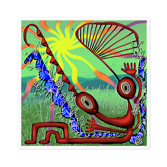 ステッカー - 100 x 100 (mm)