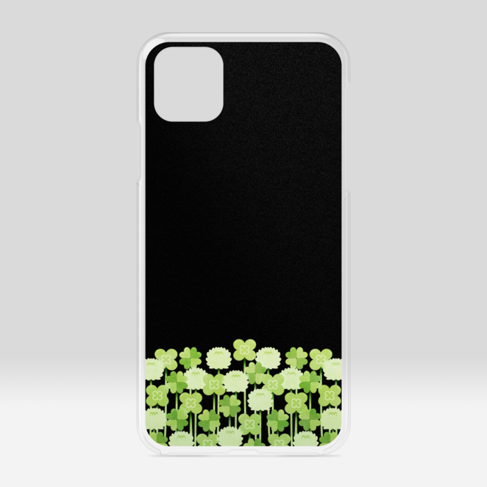 クリアiPhoneケース　黒色　iPhone 11ProMax