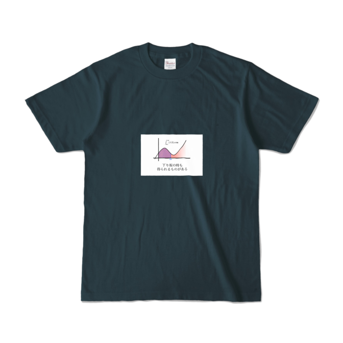カラーTシャツ - S - デニム (濃色)