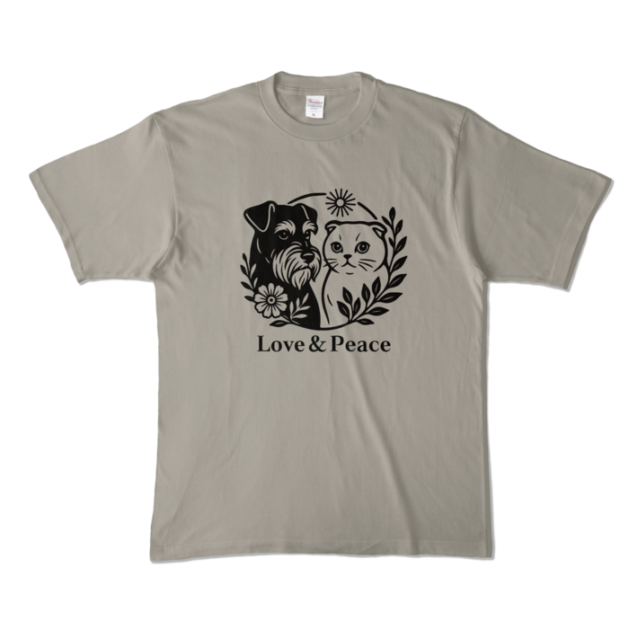 カラーTシャツ - XL - シルバーグレー (淡色)