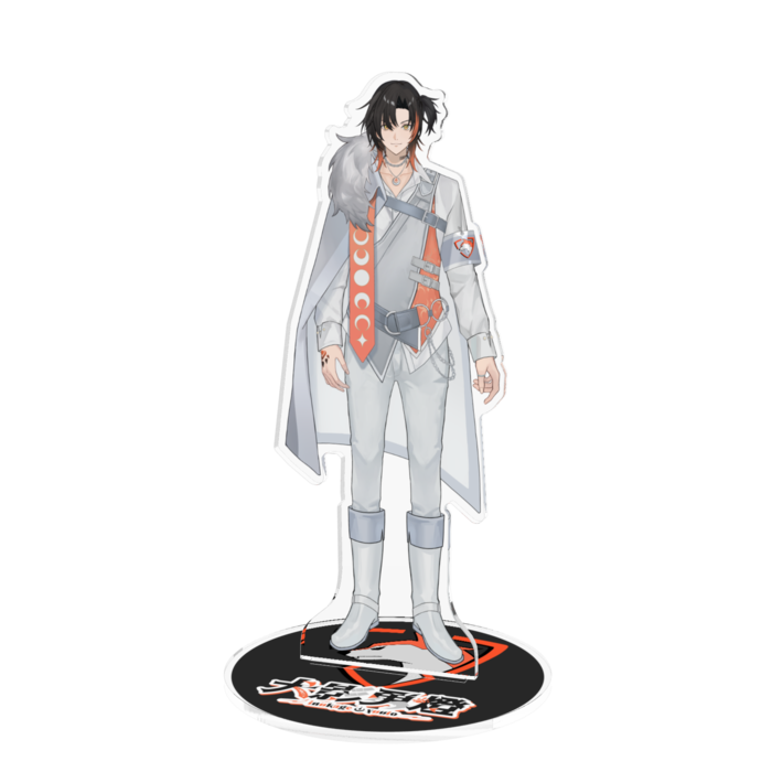 黒髪サイドテール - 160x160mm