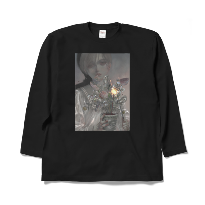 ロングスリーブTシャツ - XL - ブラック