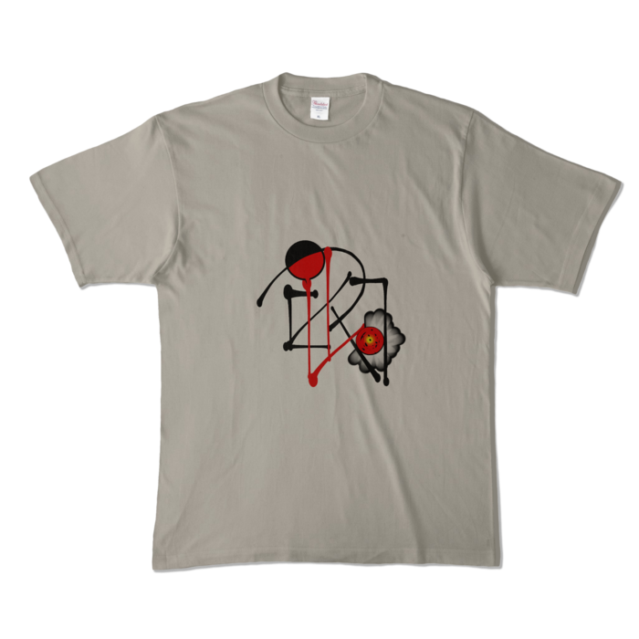 カラーTシャツ - XL - シルバーグレー (淡色)