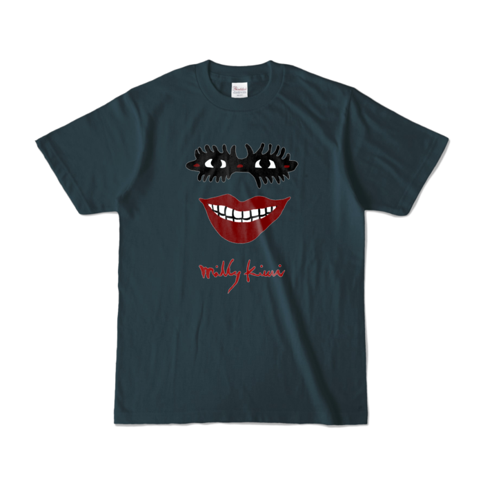 カラーTシャツ - S - デニム (濃色)