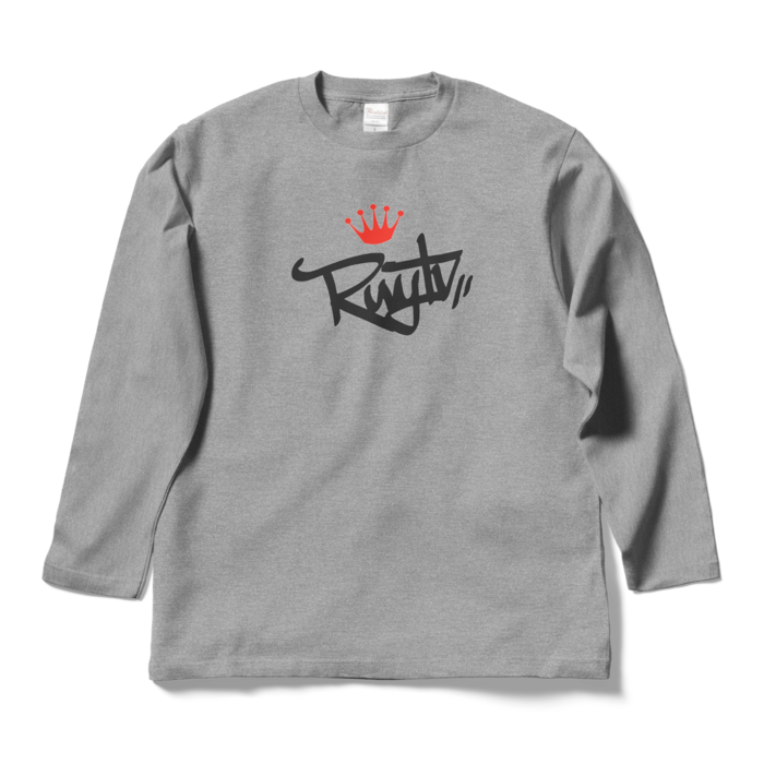 ロングスリーブTシャツ - L - 杢グレー