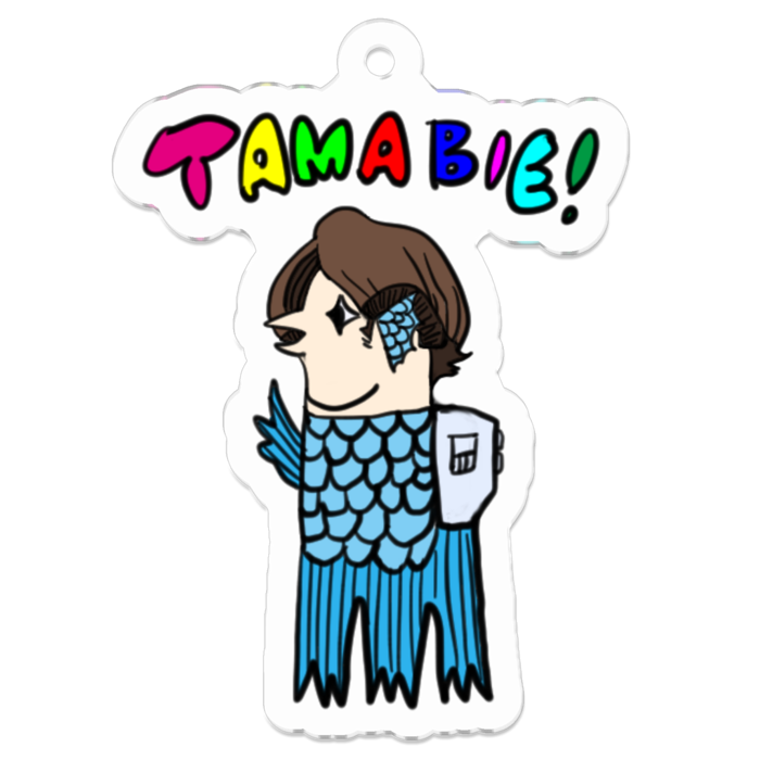 アクリルキーホルダー - 50 x 50 (mm)