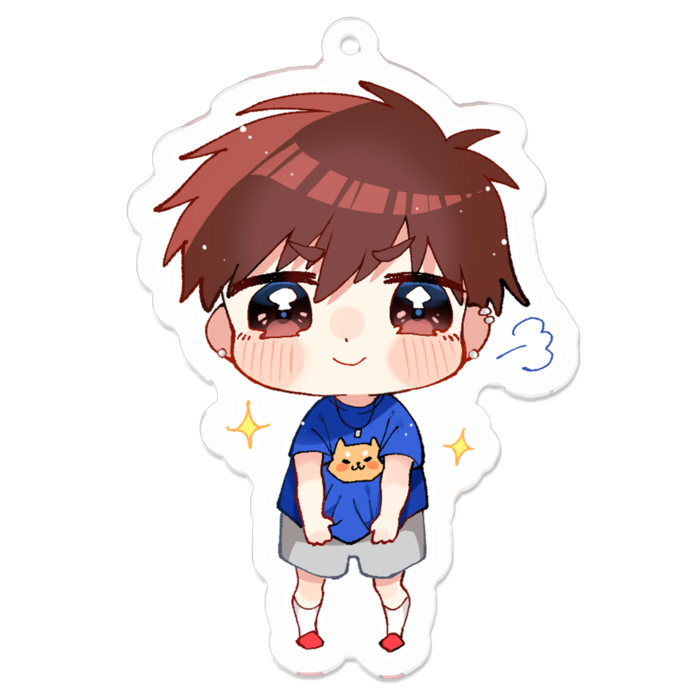 アクリルキーホルダー - 70 x 70 (mm)