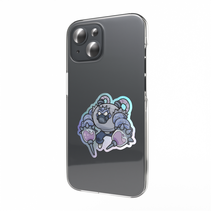 オーロラスマホステッカー - 縦