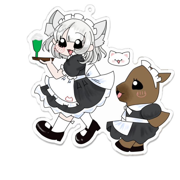 アクリルキーホルダー - 100 x 100 (mm)