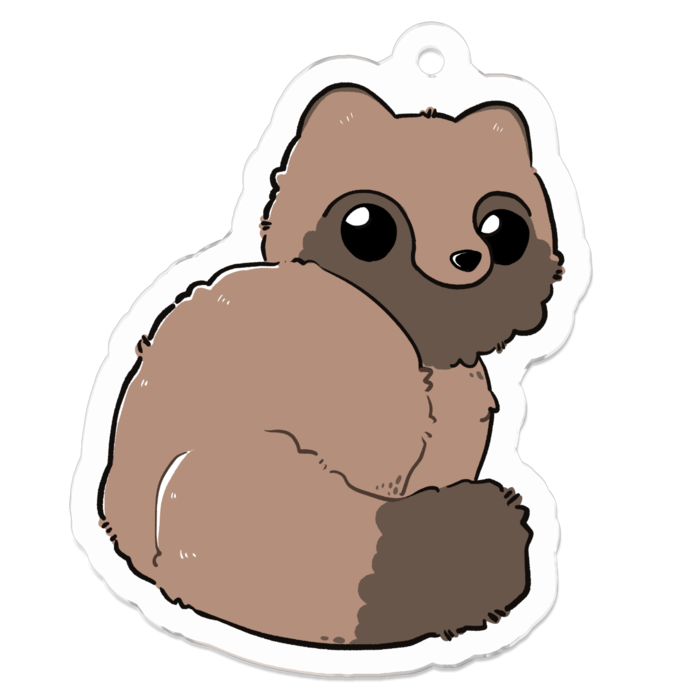 アクリルキーホルダー - 50 x 50 (mm)