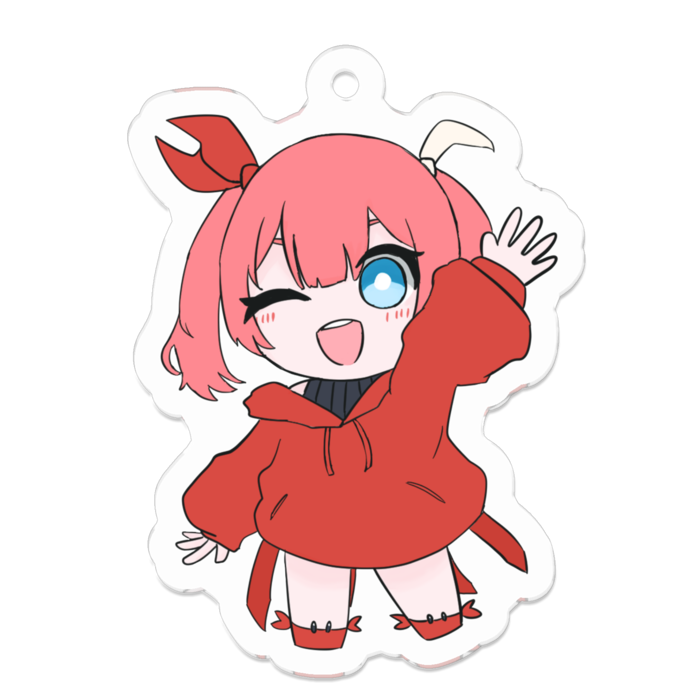 アクリルキーホルダー - 50 x 50 (mm)