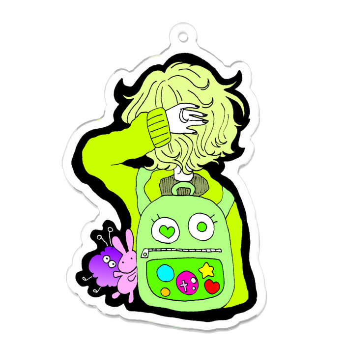 アクリルキーホルダー - 70 x 70 (mm)