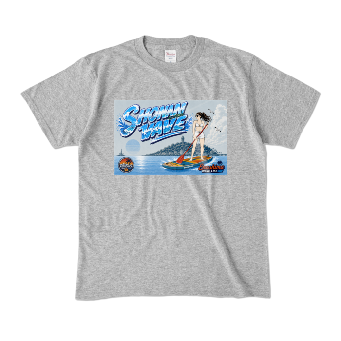 カラーTシャツ - M - 杢グレー (濃色)