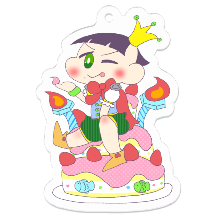 アクリルキーホルダー - 50 x 50 (mm)