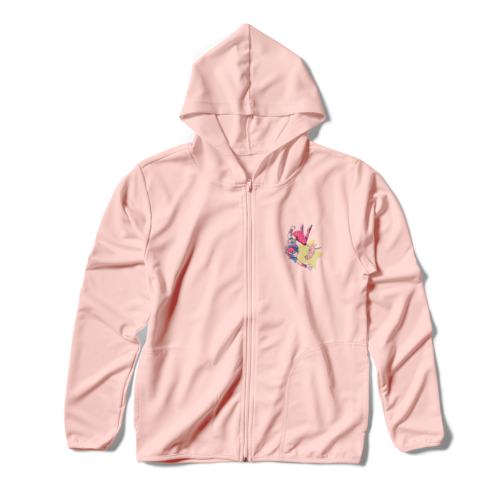 ジップパーカー - S - ライトピンク