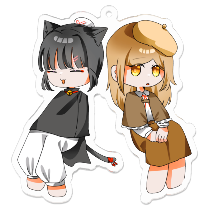 アクリルキーホルダー - 70 x 70 (mm)