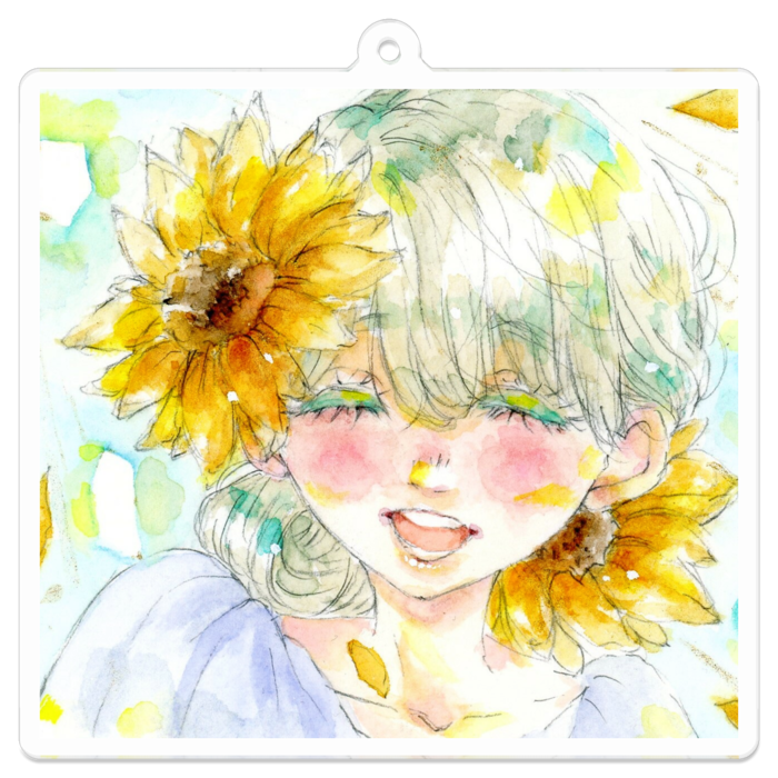 アクリルキーホルダー - 70 x 70 (mm)