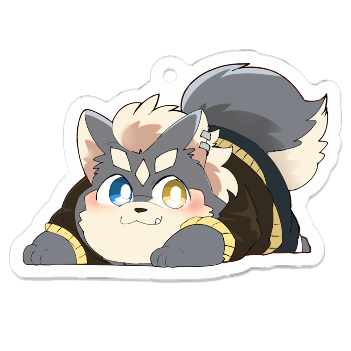 アクリルキーホルダー - 50 x 50 (mm)