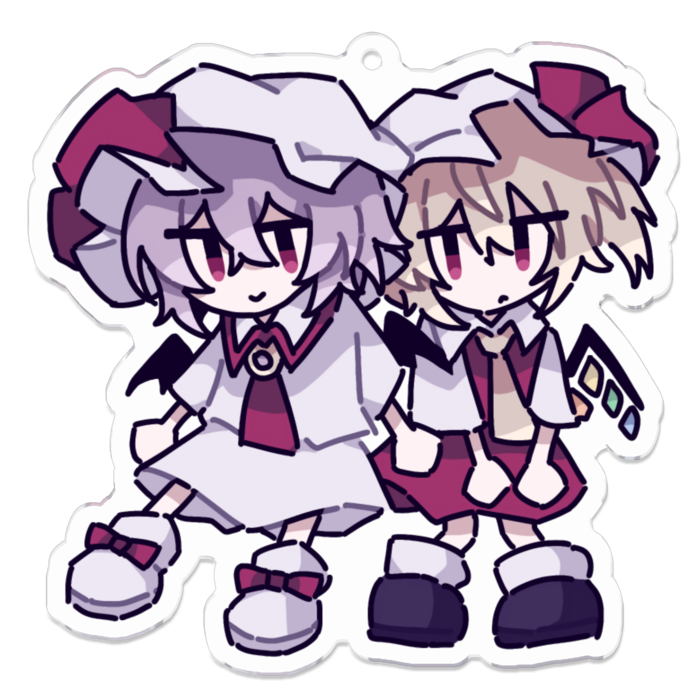アクリルキーホルダー - 70 x 70 (mm)