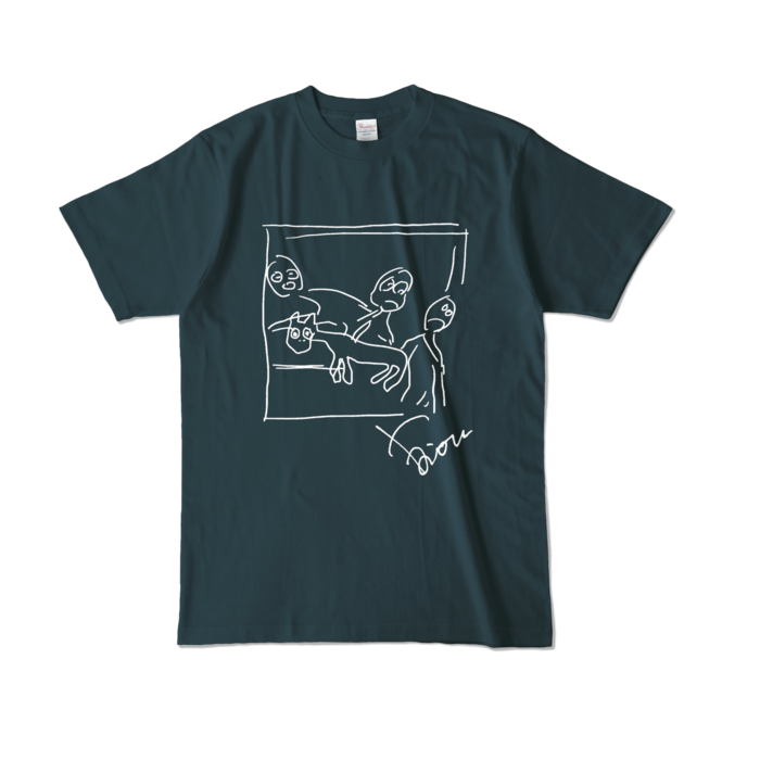 カラーTシャツ - L - デニム (濃色)