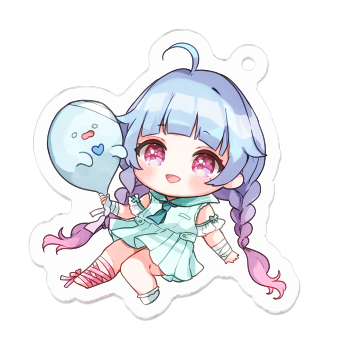 アクリルキーホルダー - 50 x 50 (mm)