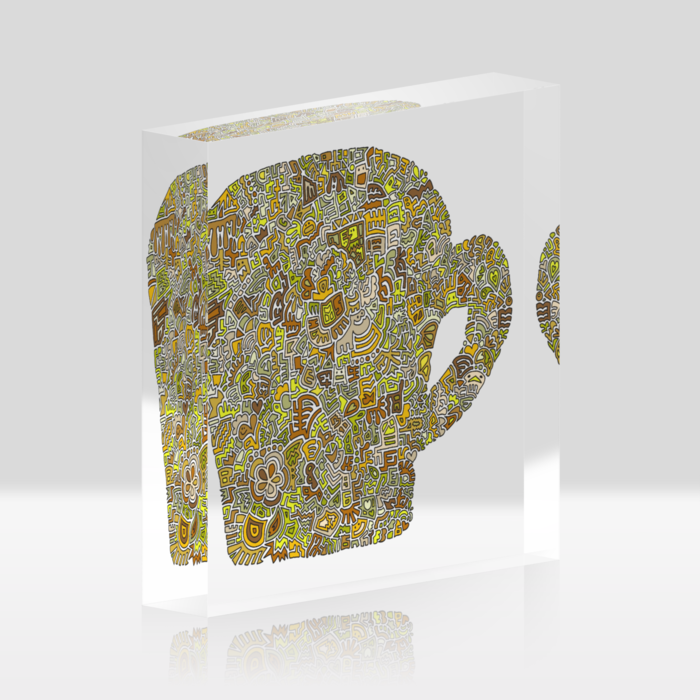 アクリルブロック - 100x100mm