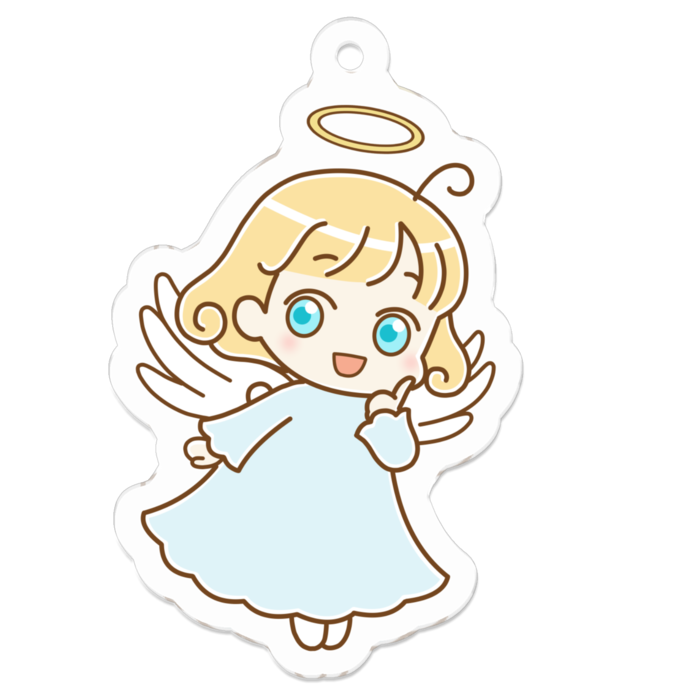 アクリルキーホルダー - 50 x 50 (mm)