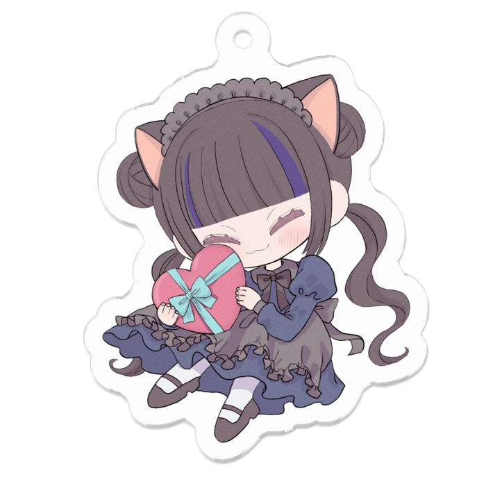 アクリルキーホルダーSサイズ- 50 x 50 (mm)