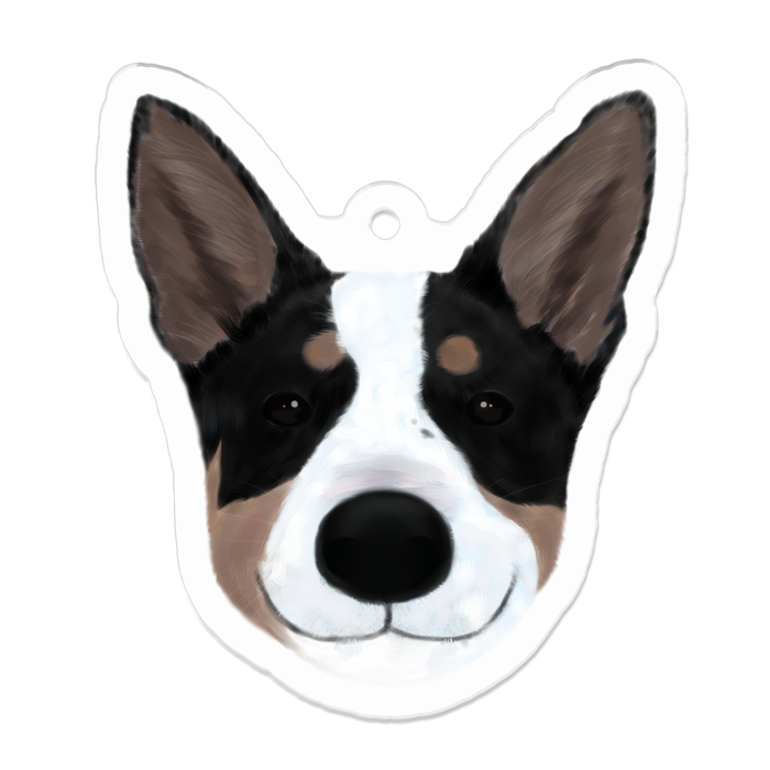 アクリルキーホルダー - 50 x 50 (mm)