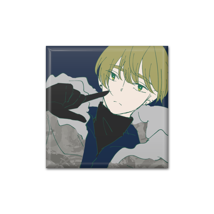 缶バッジ - 四角形40mm