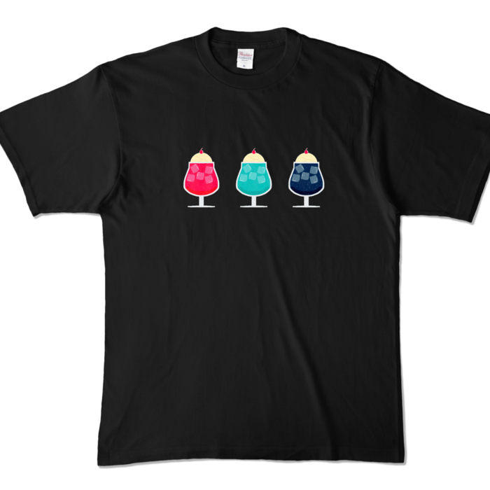カラーTシャツ - XL - ブラック (濃色)