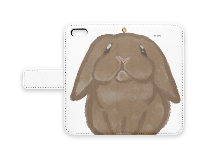 手帳型iPhoneケース - iPhone5 - ストラップ穴 あり