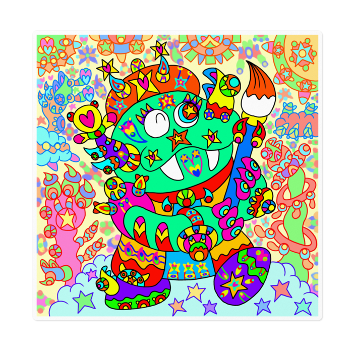 ステッカー - 160 x 160 (mm)