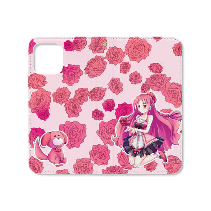 手帳型iPhoneケース（ベルトなし） - iPhone12 / 12 Pro - ストラップ穴 あり