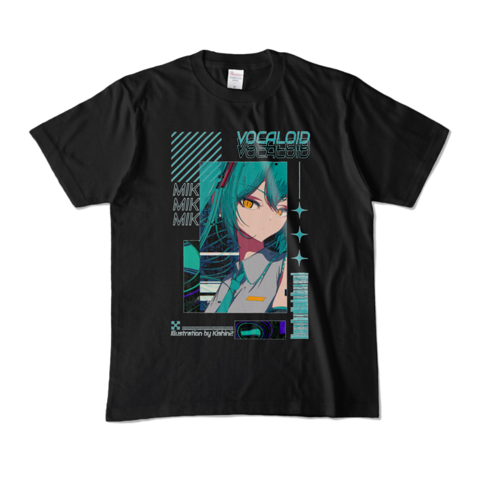 カラーTシャツ - M - ブラック (濃色)