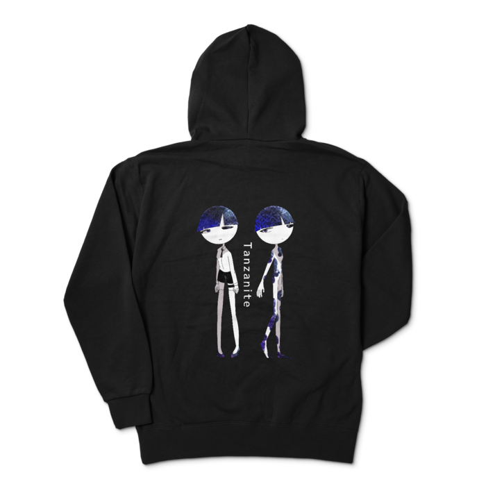 ジップパーカー - XL - ブラック