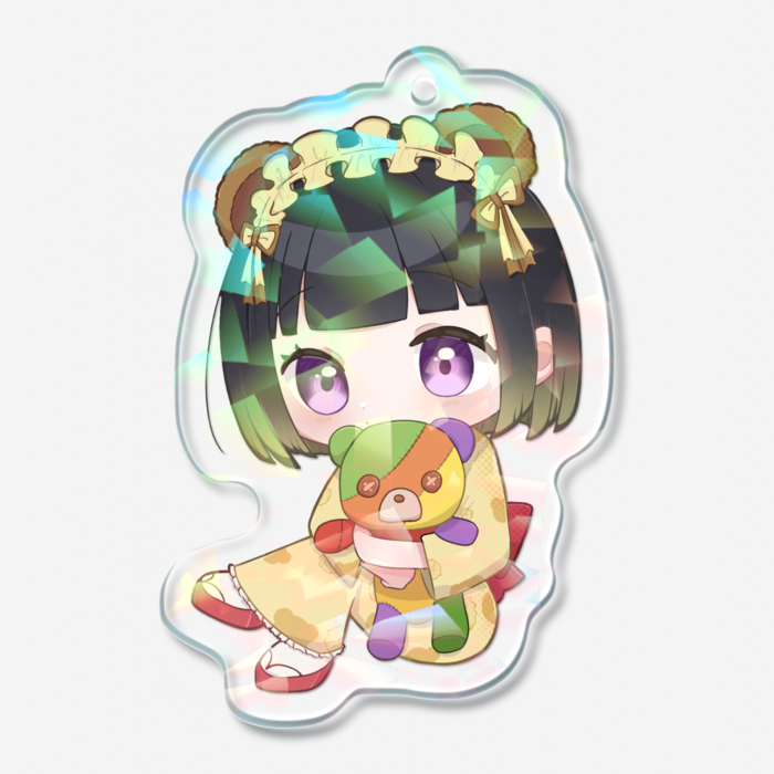 ホログラムアクリルキーホルダー - 50 × 50mm