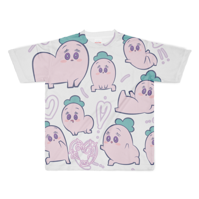 フルグラフィックTシャツ - XL - 両面印刷