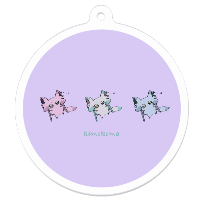 アクリルキーホルダー - 50 x 50 (mm)