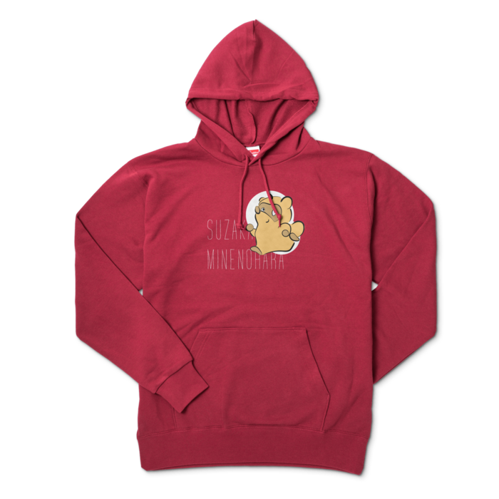 パーカー - XL - バーガンディ