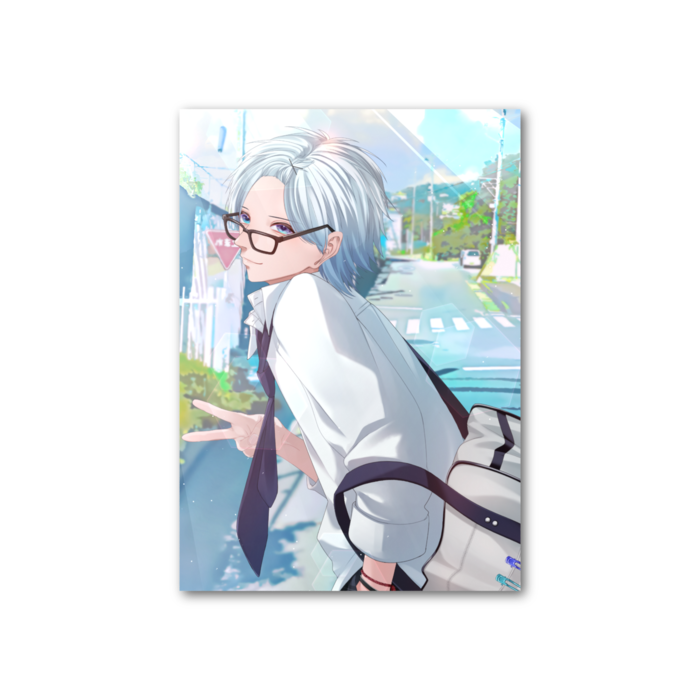 フォト風カード - 縦 - 片面