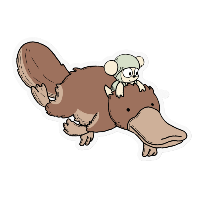 ステッカー - 100 x 100 (mm)