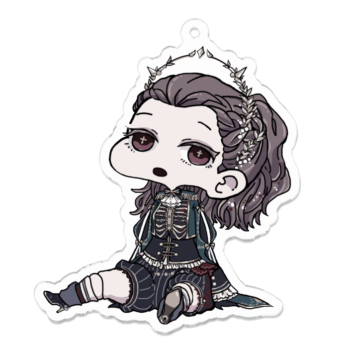 アクリルキーホルダー（コーティング） - 70 x 70 (mm)