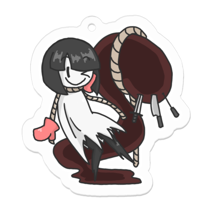 アクリルキーホルダー - 50 x 50 (mm)