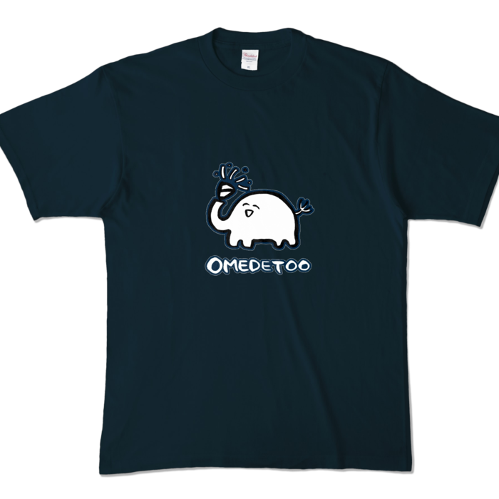 カラーTシャツ - XL - ネイビー (濃色)