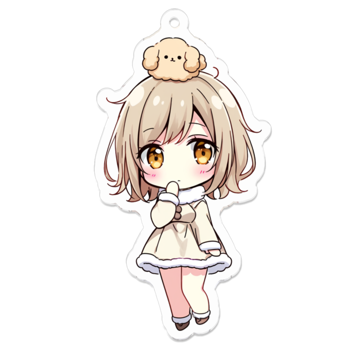 アクリルキーホルダー - 70 x 70 (mm)