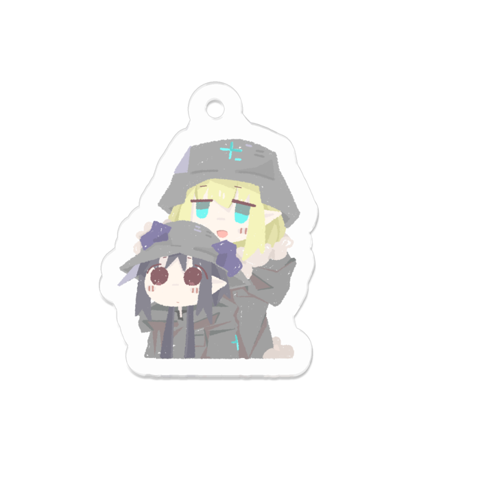 アクリルキーホルダー - 50 x 50 (mm)