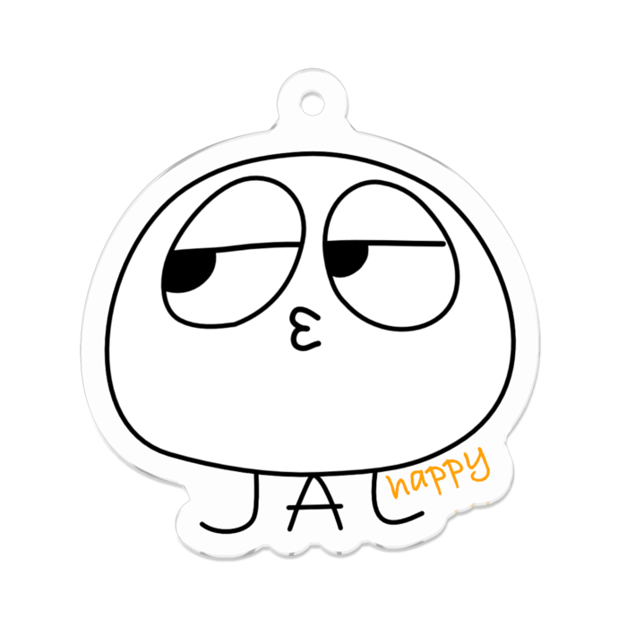 アクリルキーホルダー - 50 x 50 (mm)