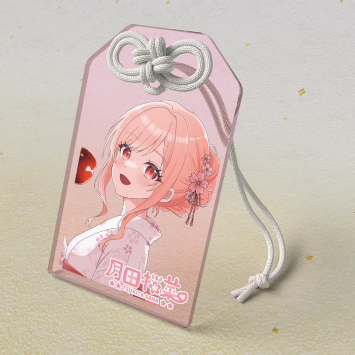 アクリルお守り - pink