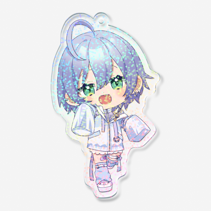 ホログラムアクリルキーホルダー - 70 × 70mm